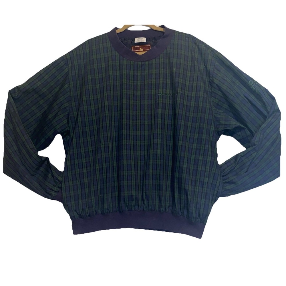 Proquip Mens XXL Tartan Plaid Blue Green Long Sleeve Lined Jacket w Pockets